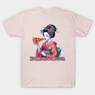 Pizza kimono girl T-Shirt